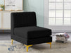 Alina Velvet Armless Chair - Sterling House Interiors