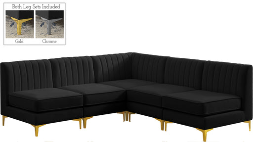 Alina Velvet Modular Sectional - Sterling House Interiors