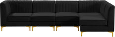 Alina Velvet Modular Sectional - Sterling House Interiors