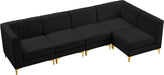 Alina Velvet Modular Sectional - Sterling House Interiors