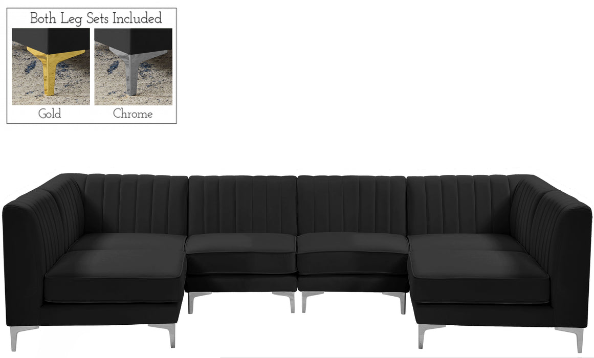 Alina Velvet Modular Sectional - Sterling House Interiors