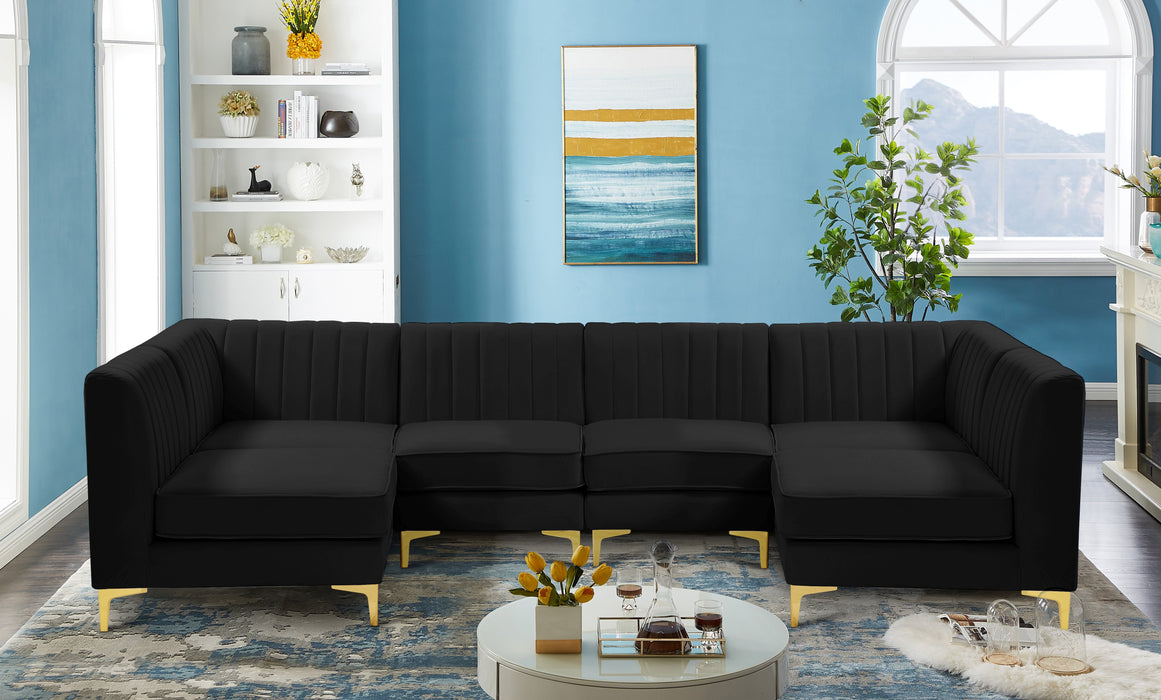 Alina Velvet Modular Sectional - Sterling House Interiors