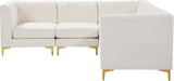 Alina Velvet Modular Sectional - Sterling House Interiors