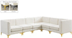 Alina Velvet Modular Sectional - Sterling House Interiors
