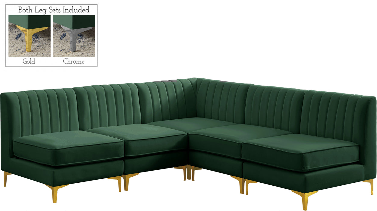 Alina Velvet Modular Sectional - Sterling House Interiors