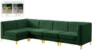 Alina Velvet Modular Sectional - Sterling House Interiors