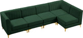 Alina Velvet Modular Sectional - Sterling House Interiors