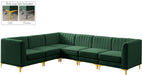 Alina Velvet Modular Sectional - Sterling House Interiors