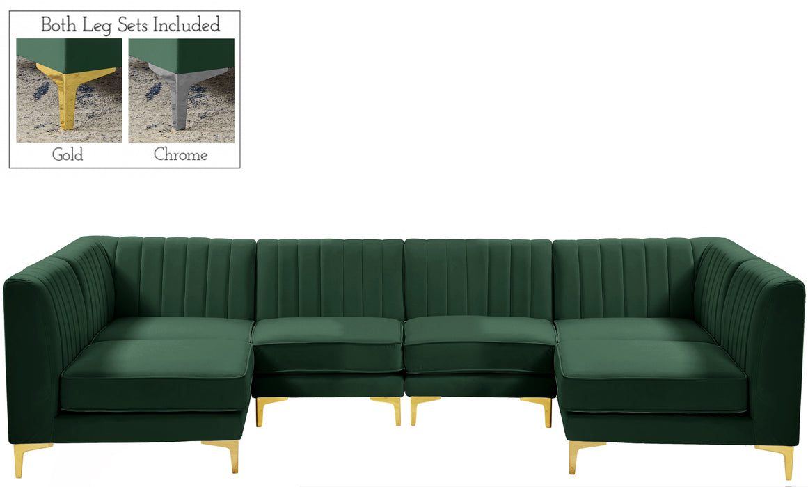 Alina Velvet Modular Sectional - Sterling House Interiors