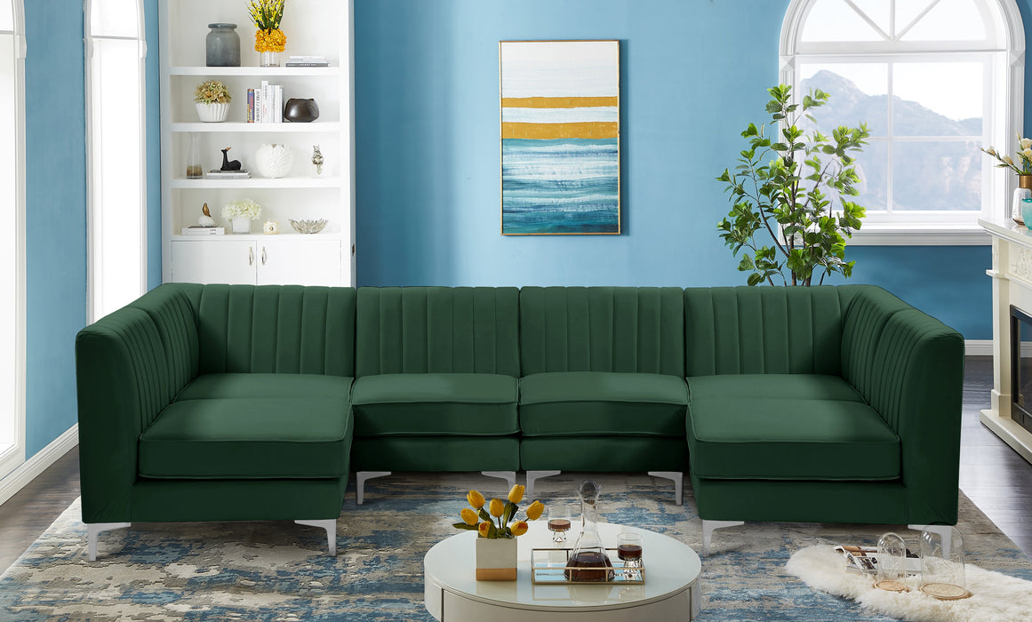 Alina Velvet Modular Sectional - Sterling House Interiors