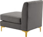 Alina Velvet Armless Chair - Sterling House Interiors