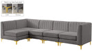 Alina Velvet Modular Sectional - Sterling House Interiors