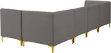 Alina Velvet Modular Sectional - Sterling House Interiors