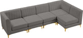Alina Velvet Modular Sectional - Sterling House Interiors