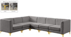 Alina Velvet Modular Sectional - Sterling House Interiors