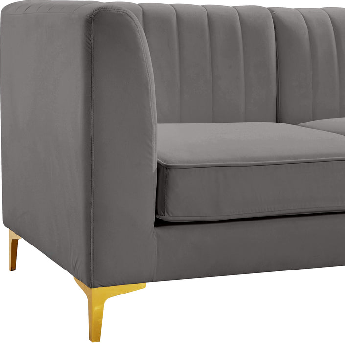 Alina Velvet Modular Sectional - Sterling House Interiors