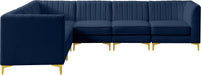 Alina Velvet Modular Sectional - Sterling House Interiors