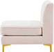 Alina Velvet Armless Chair - Sterling House Interiors