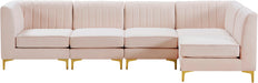 Alina Velvet Modular Sectional - Sterling House Interiors