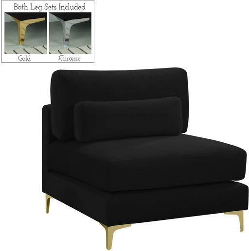 Julia Velvet Modular Armless Chair - Sterling House Interiors