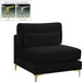 Julia Velvet Modular Armless Chair - Sterling House Interiors