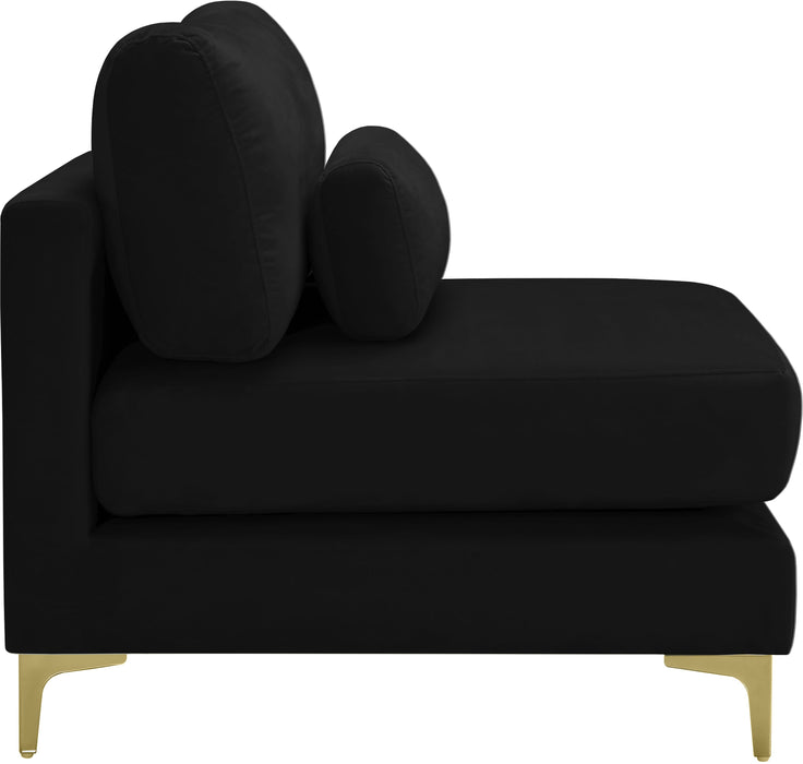 Julia Velvet Modular Armless Chair - Sterling House Interiors