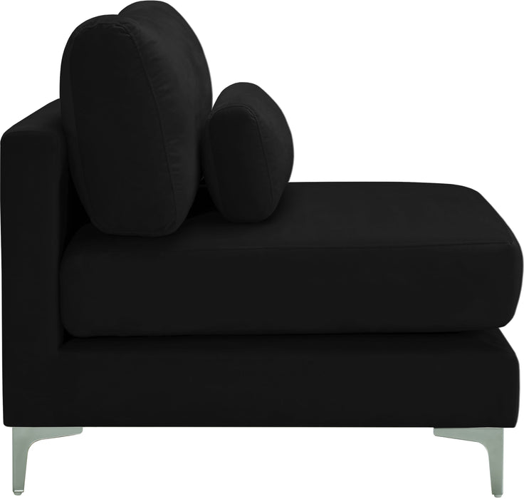 Julia Velvet Modular Armless Chair - Sterling House Interiors