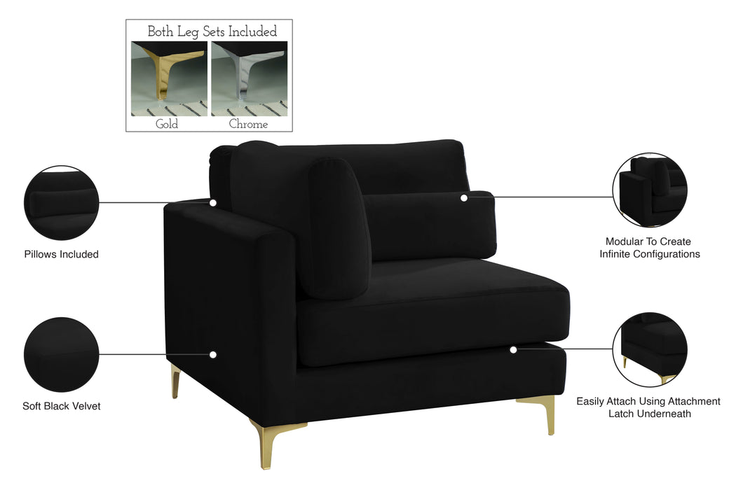 Julia Velvet Modular Corner Chair - Sterling House Interiors