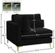 Julia Velvet Modular Corner Chair - Sterling House Interiors