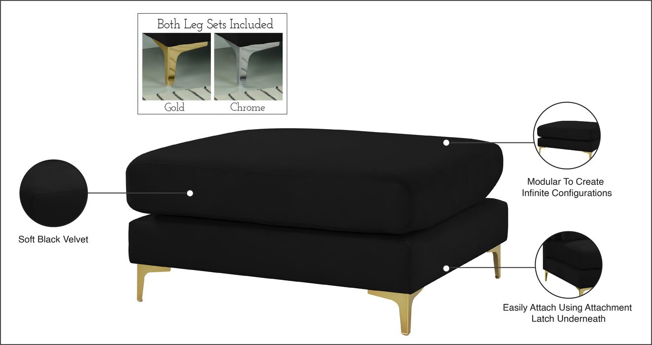 Julia Velvet Modular Ottoman - Sterling House Interiors