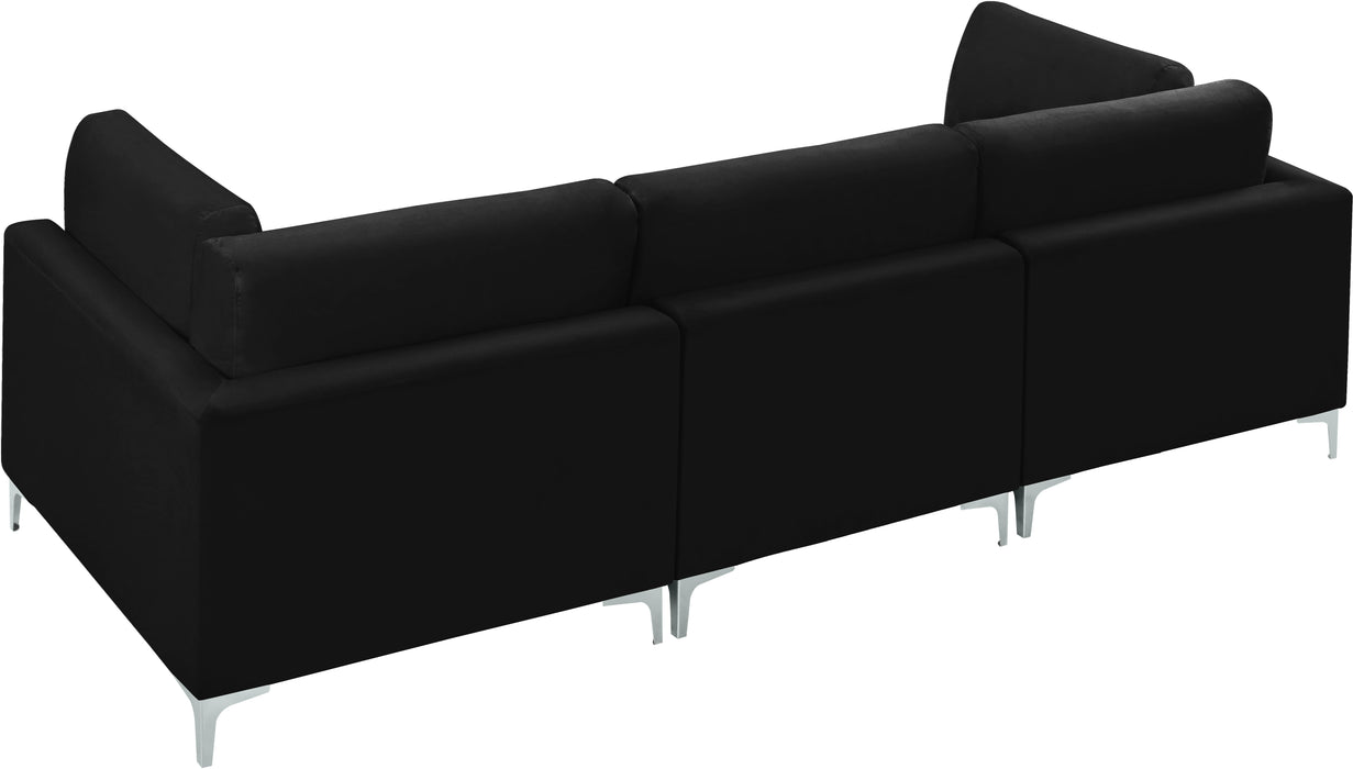 Julia Velvet Modular Sofa (3 Boxes) - Sterling House Interiors
