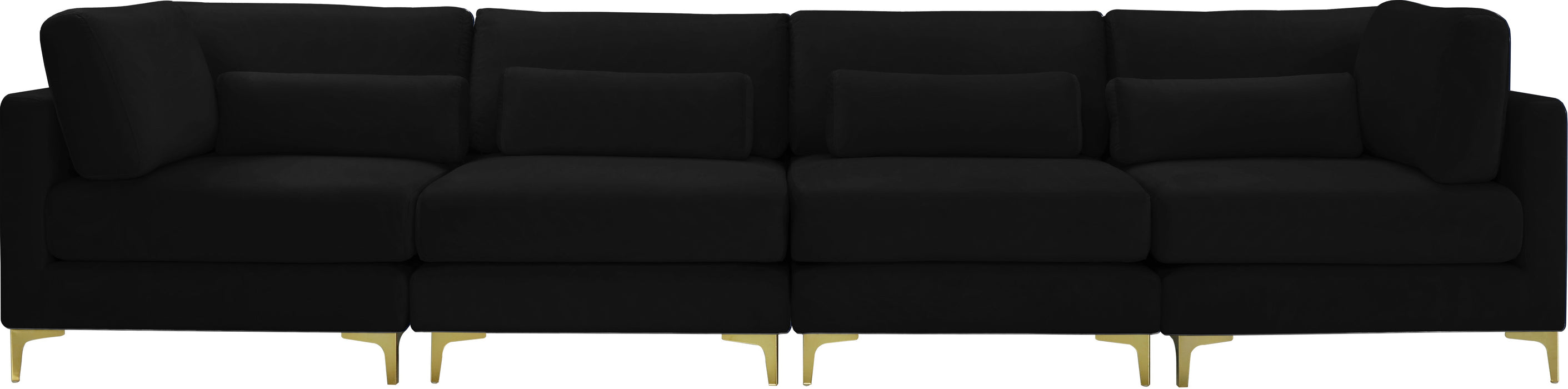 Julia Velvet Modular Sofa (4 Boxes) - Sterling House Interiors