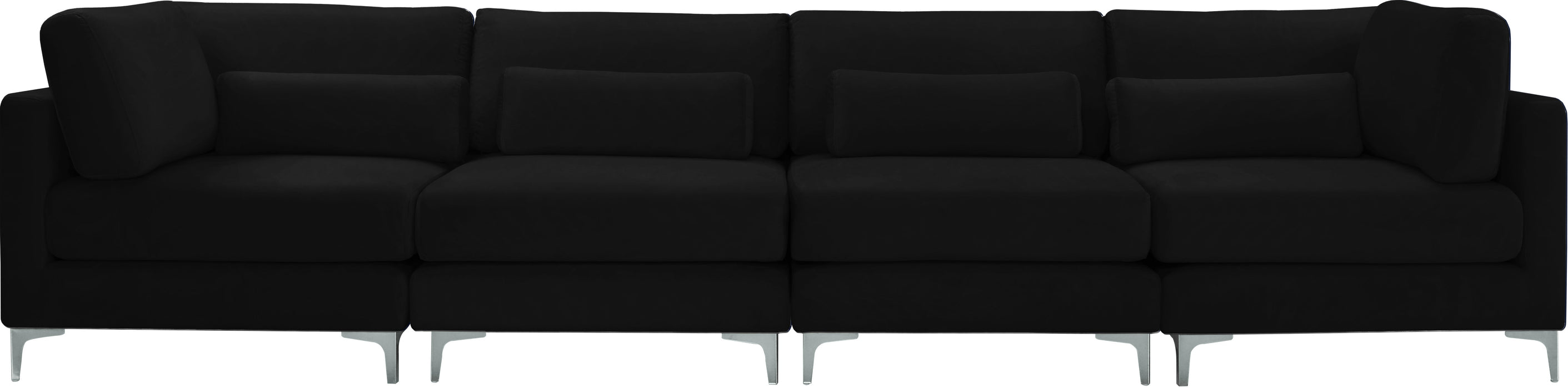 Julia Velvet Modular Sofa (4 Boxes) - Sterling House Interiors