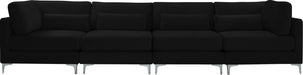 Julia Velvet Modular Sofa (4 Boxes) - Sterling House Interiors