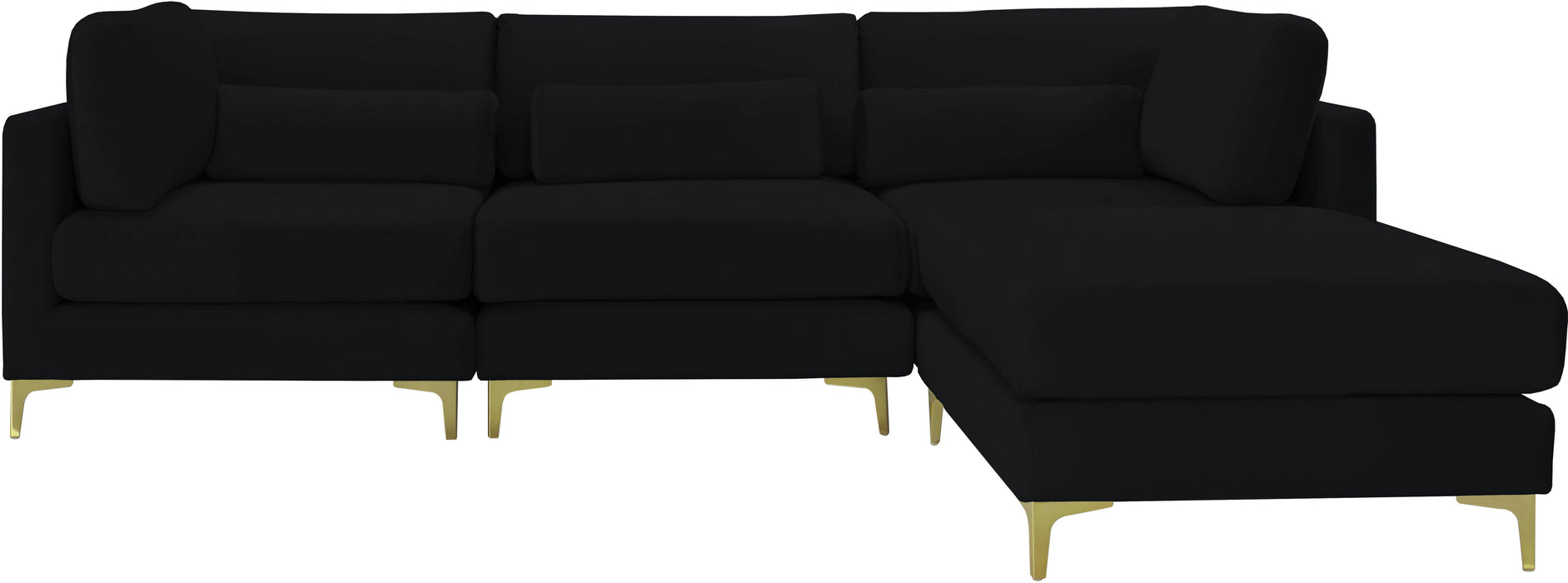 Julia Velvet Modular Sectional (4 Boxes) - Sterling House Interiors