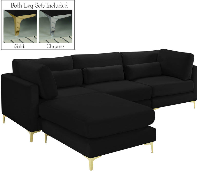 Julia Velvet Modular Sectional (4 Boxes) - Sterling House Interiors