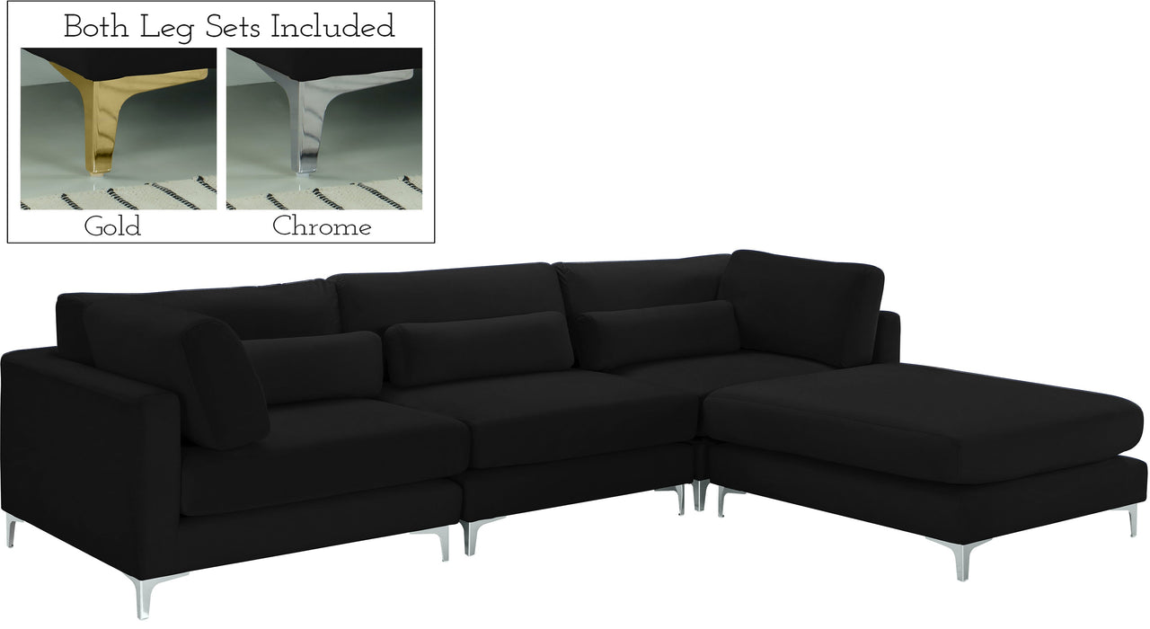 Julia Velvet Modular Sectional (4 Boxes) - Sterling House Interiors