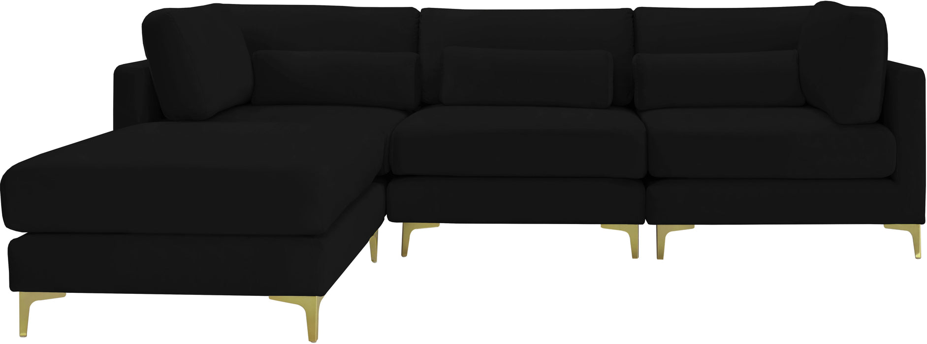 Julia Velvet Modular Sectional (4 Boxes) - Sterling House Interiors