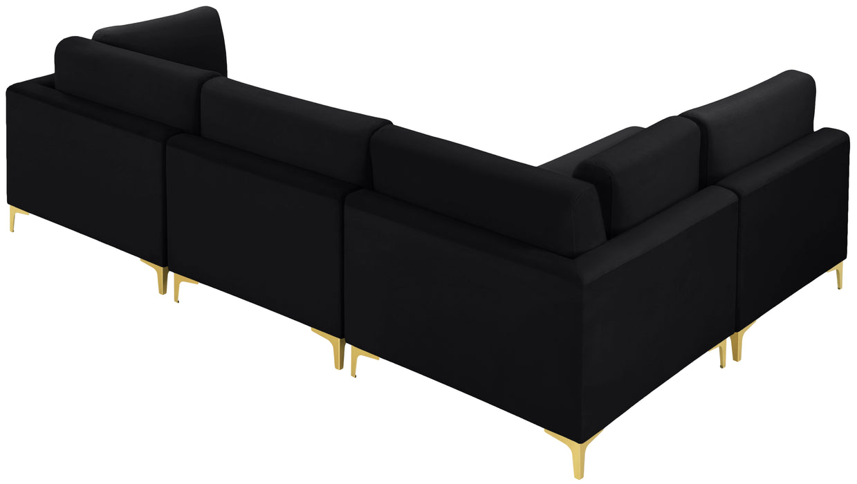 Julia Velvet Modular Sectional (4 Boxes) - Sterling House Interiors