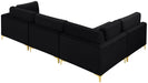 Julia Velvet Modular Sectional (4 Boxes) - Sterling House Interiors