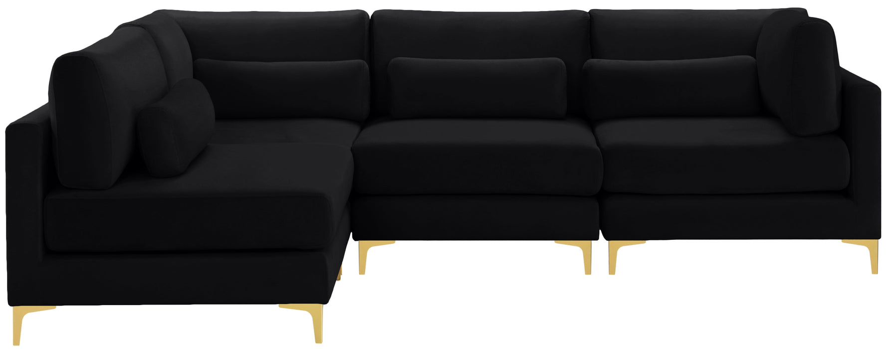 Julia Velvet Modular Sectional (4 Boxes) - Sterling House Interiors
