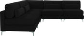 Julia Velvet Modular Sectional (5 Boxes) - Sterling House Interiors