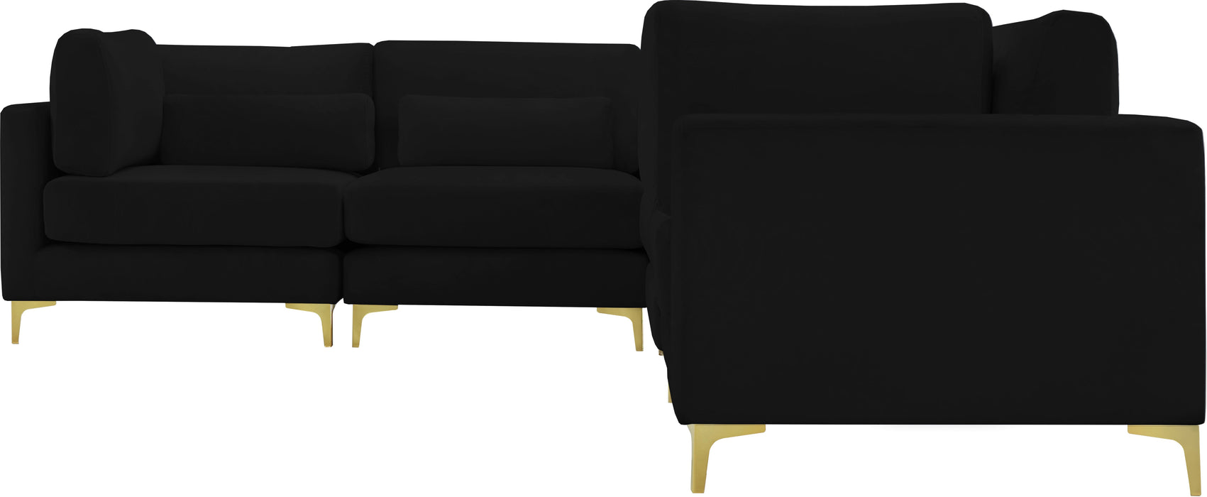 Julia Velvet Modular Sectional (5 Boxes) - Sterling House Interiors