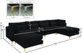 Julia Velvet Modular Sectional (6 Boxes) - Sterling House Interiors