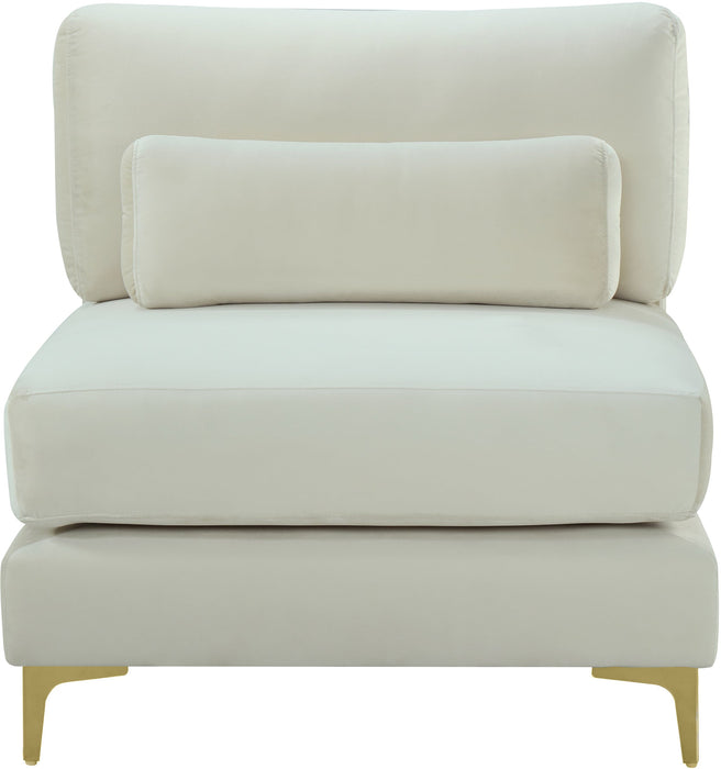 Julia Velvet Modular Armless Chair - Sterling House Interiors
