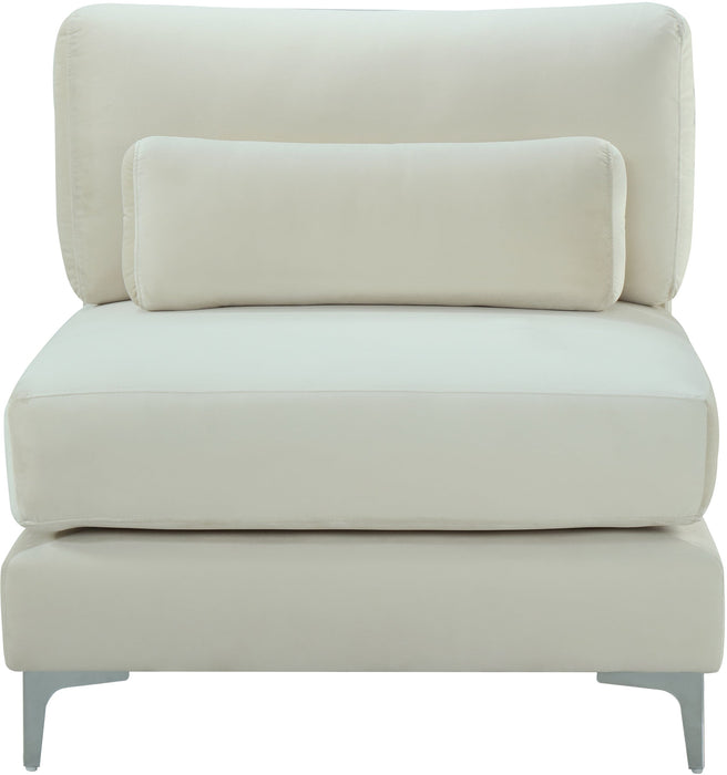 Julia Velvet Modular Armless Chair - Sterling House Interiors