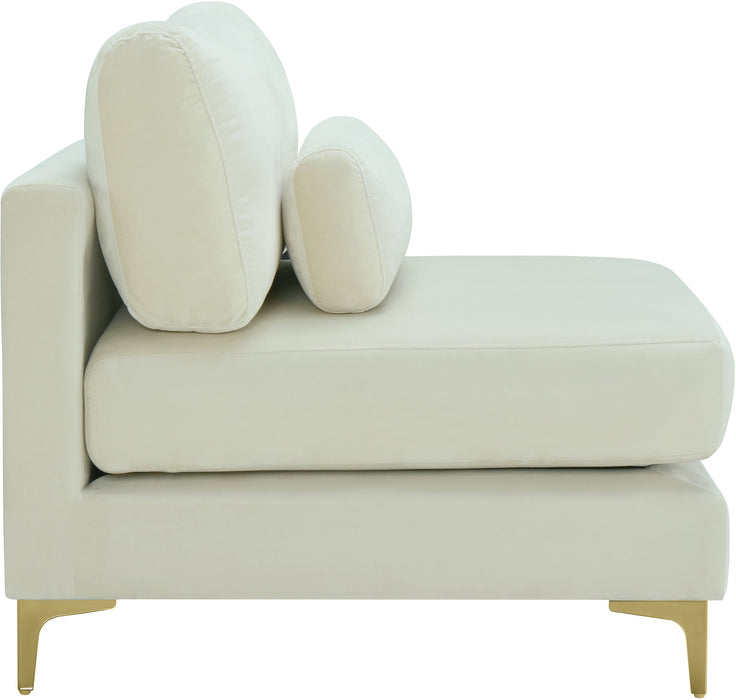 Julia Velvet Modular Armless Chair - Sterling House Interiors