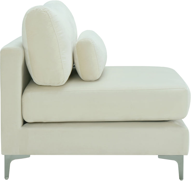 Julia Velvet Modular Armless Chair - Sterling House Interiors