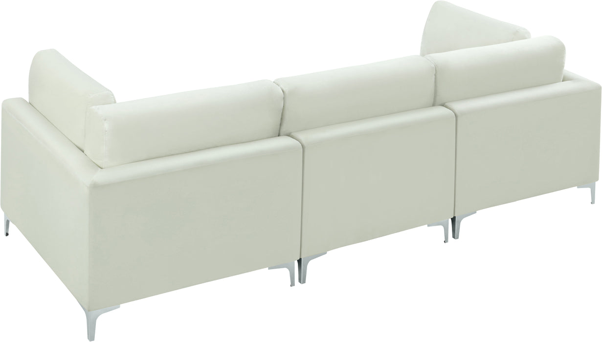 Julia Velvet Modular Sofa (3 Boxes) - Sterling House Interiors