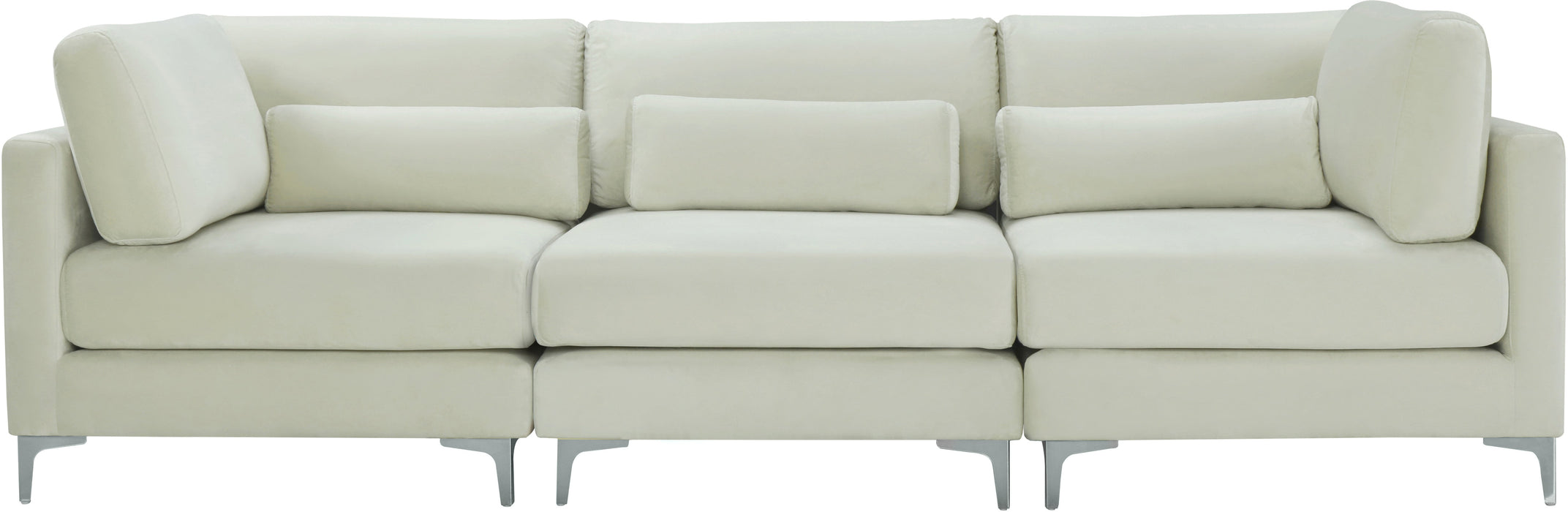 Julia Velvet Modular Sofa (3 Boxes) - Sterling House Interiors